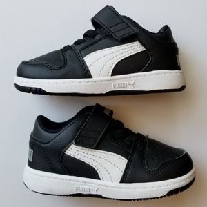 ❗Puma Black and White Rebound LayUp Lo Little Kids' Shoes 6C❗